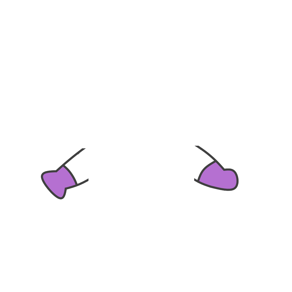 Purple Gloves